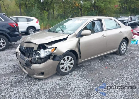 2009 Toyota Corolla Le from USA, damaged, VIN 1NXBU40E49Z114486